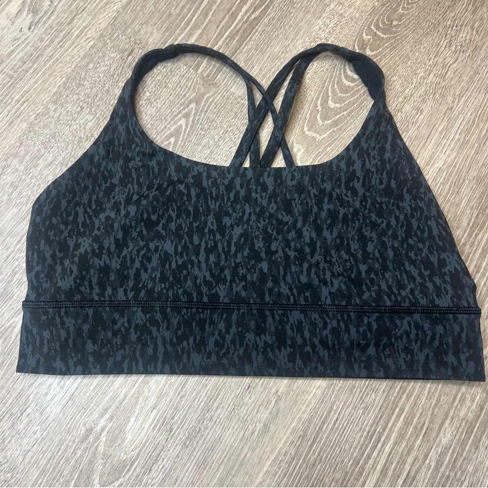 lululemon energy bra long line Wild Thing Camo Deep